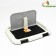 Dog toilet 46.5 x 35.5 x 5.5 cm, with a wall, a removable grille and a column, black