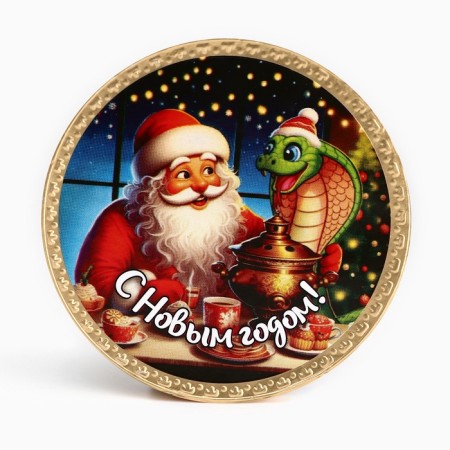 Chocolate medal "Russian Troika", mix, 24 g-1