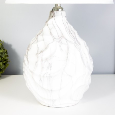 Skarla table lamp E14 40W white-gray 30x30x46 cm Risalux-4