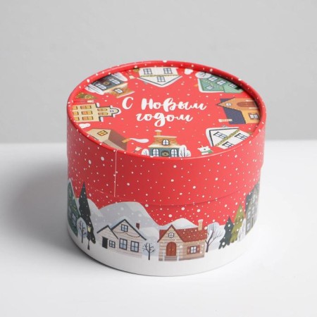 Gift Box "Winter City", 12 x 8 cm, new year-1