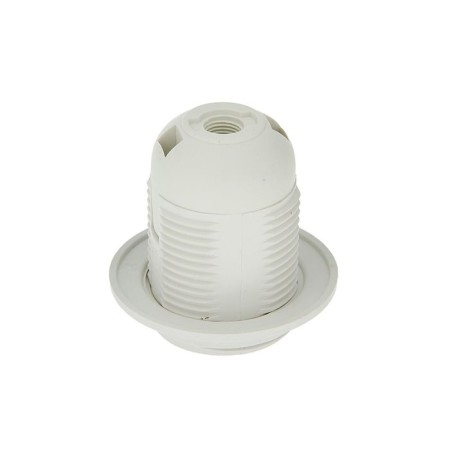 TDM, E27 cartridge, with a ring, heat -resistant plastic, white-1