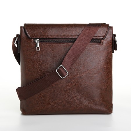 Male bag, brown color-3