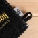 Set for the bath "Champion in bath sports" 2 items hat, mittens with embroidery