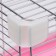 A cage for rodents with wheels and a retractable pallet, 49 x 33 x 37 cm, pink