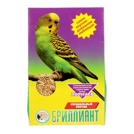 Diamond food for parrots, special composition, 400 g-1
