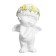 Figure "Angel Housing" White 8x9x14cm