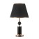 Highway lamp E27 40W black and gold 25x25x42.5 cm Risalux