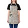 Apron kitchen with a photocrint "Geographical discoveries", adjustable, size OS