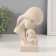 Souvenir Polystone Bust "Mom and Daughter" White in nettles 10.5x5x5x15 cm