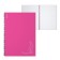 A4 notebook 80 sheets, a cage on a spiral, erichkrause, "silhouette" plastic cover pink