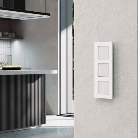 Frame for 3 posts SLAB (white matte) W0032961-1