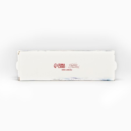 Box for Makarun "Snow Books" 18 x 5.5 x 5.5 cm, New Year-3