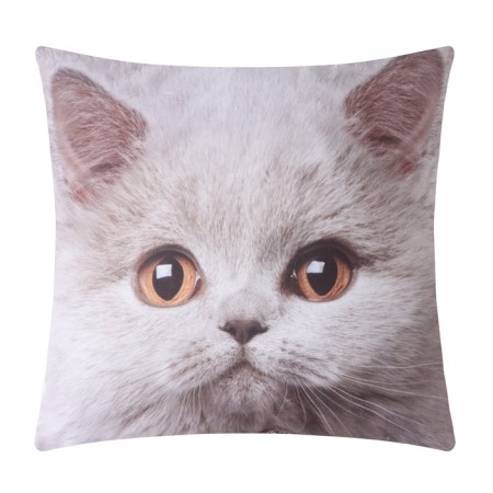 Decorative pillow "Gray cat"-2