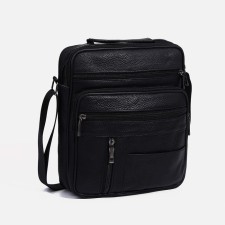 Male bag, black color