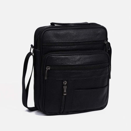 Male bag, black color