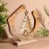 Interior souvenir in the wooden ring "Christmas tree" 33x8x34 cm