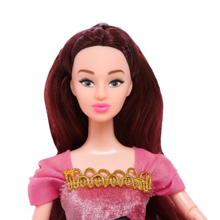 Model doll articular “Tender Dreams”, in a pink dress-4