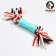 A toy pipe with a thread on the Cable "Fountain", a pipe 7.5 cm, a mix of flowers