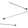 String lamp, Skyline set, 10 meters size, LED, 100W, 4000K