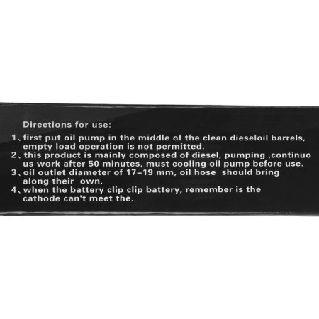 Pump for pumping fuel, submersible, 12 V, 60 W, 50 mm, 15 l/min, wire 2.5 m-4