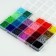 Set for creating jewelry, 24 colors, size 1 piece: 3 mm., Fishing line, scissors, accessories