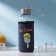 A glass bottle in the case “Summer”, 300 ml, h = 17.5 cm, Mix drawing