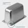 Gastrootiness 1/3 of stainless steel, 200 mm, 32.7 × 17.6 × 20 cm, thickness 0.8 mm