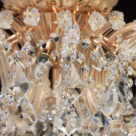 Louise chandelier 10x60W E14 gold-15