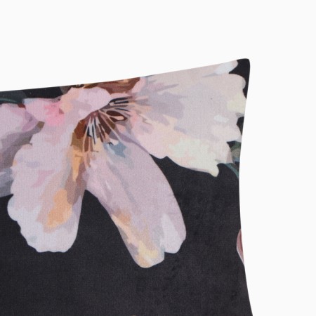Pillowcase decorative Ethel Flowers 45x45cm, polyester, velor-1