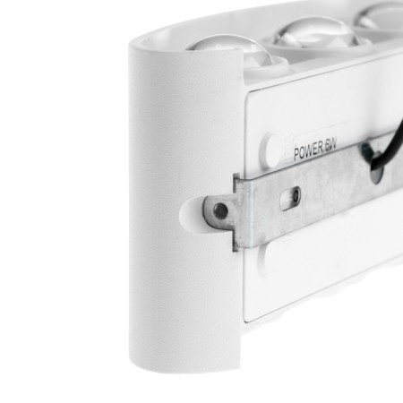 Facade lamp "Semesfer", FSD-069, 6 W, 4000K, 3 rays, IP65, 220 V, plastic, white 1008421-4