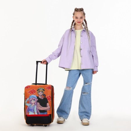 Baby suitcase 32 l (s), Sacvoyage, lightning department, black/orange color-8