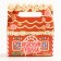 Cookies with a prediction in a box with a delicious gift handle, 3 pcs