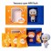 Mini Lee toy + 5 clothing items "Raspberry mood", 8 cm