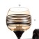 Bra "Vita" 1x60W Tseol: E27 Color: Black, gold 21x15.5x16cm