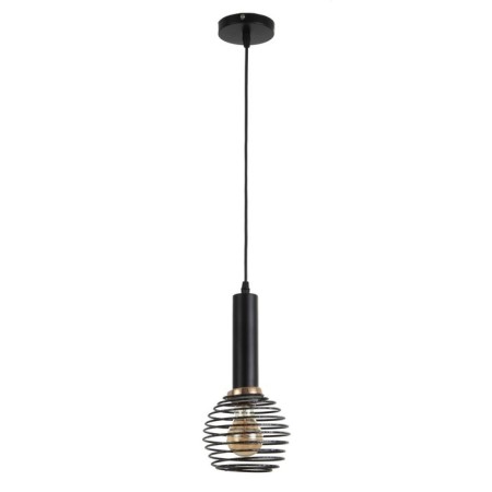 Bayerlux lamp "Berto" E27 40W Black-Honey 14x14x30-130 cm