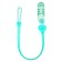 Holder for the nipple - dummy "heart", silicone, turquoise color