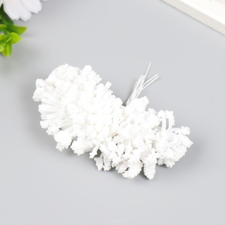 Flowers for decorating "cloud" white 1 bouquet = 12 colors 8 cm-1