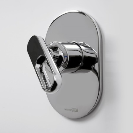 Shower mixer Wasserkraft Kammel 1851, single -legged, without watering can, without spout, chrome-1