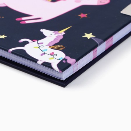Notebook on the lock "Unicorn Secrets", A6, 50 sheets.-4