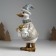Polystone souvenir "Goose in a beige sweater, with a gift" 9.5x12x22.5 cm