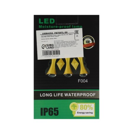 Front Fatal “Gloss”, FSD-045, 6 W, 3000K, 3 rays, IP65, 220 V, plastic, black-13