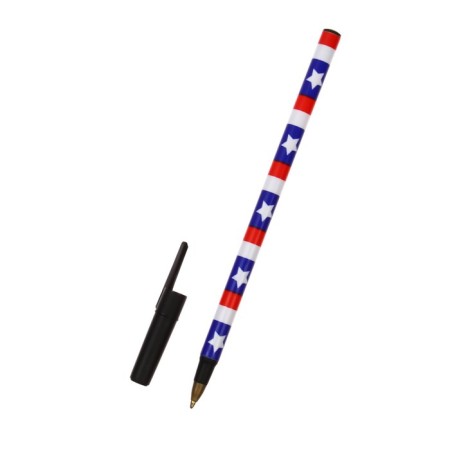 Ballic handle Calligrata, 0.5 mm, blue rod, with a pattern, mix-1