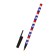 Ballic handle Calligrata, 0.5 mm, blue rod, with a pattern, mix
