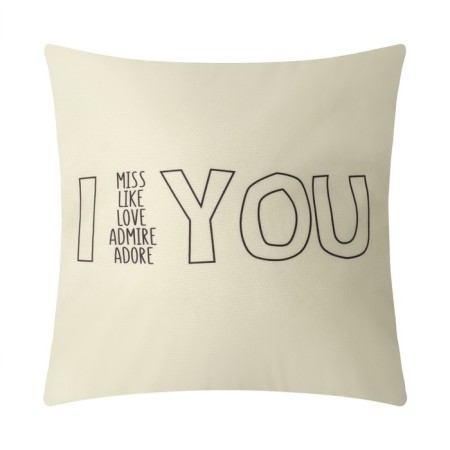 Pillowess Decorative Ethel "You" 40x40 cm, polyester, velor