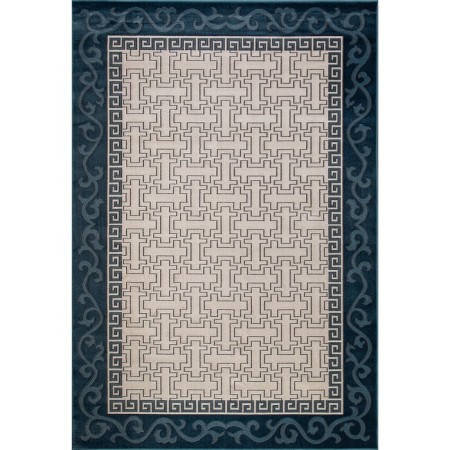 Rectangular carpet Merinos Serenity, size 240x340 cm, color Cream-Blue