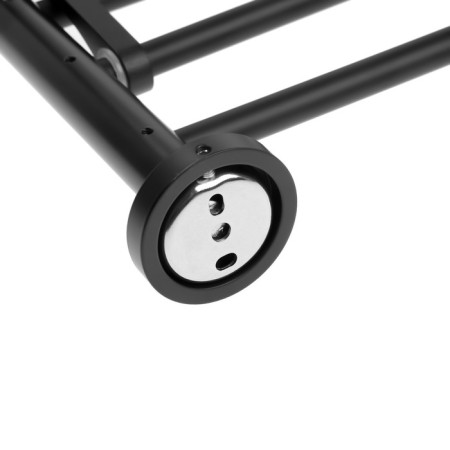 Holder for towels Accoona, 60 cm, black color, brass-4