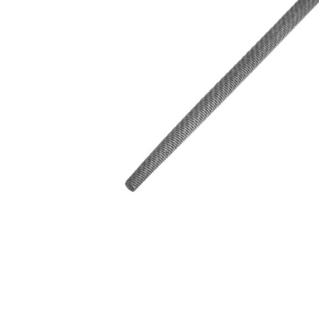 Tundra file, round, steel U10, wooden handle, No. 2, 200 mm-2
