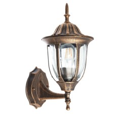 Sadovo-park lamp Feron PL6301, IP44, E27, 60 W, 190x160x380 mm, color black gold