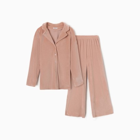 Women's costume (shirt and trousers) KAFTAN PLUSHY p. 44-46, beige-6