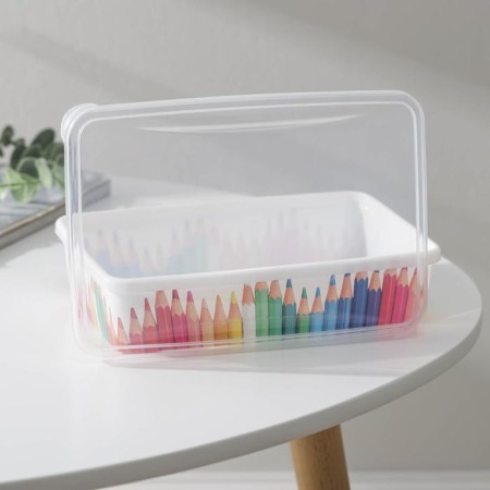 Storage basket with a “pencil” lid, 20.5 × 14 × 4.6 cm-2